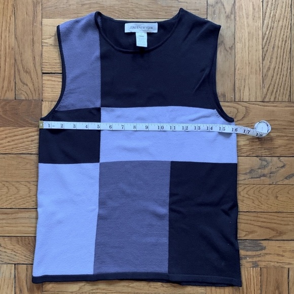Jones New York Colorblock Sleeveless Top - Picture 6 of 10